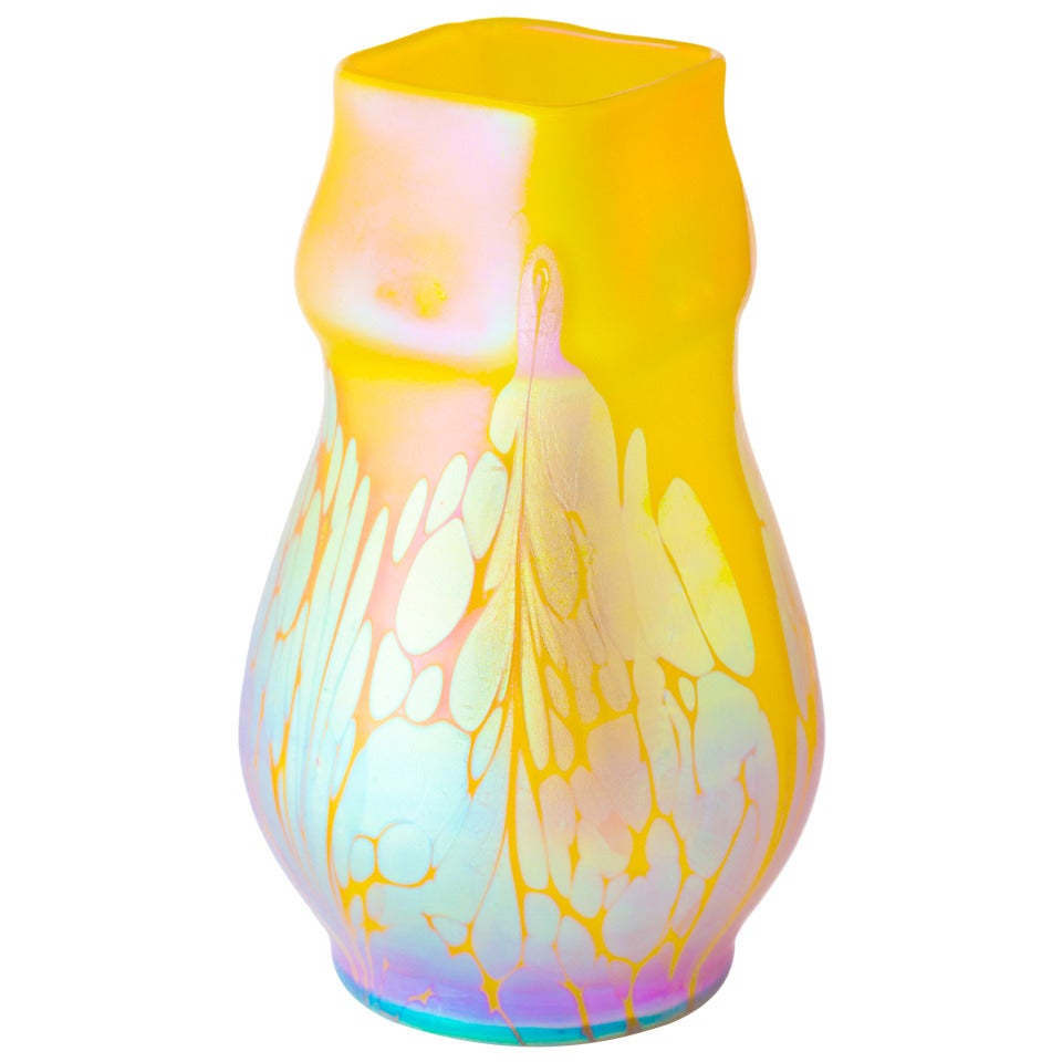 Medici Metallic Loetz Vase For Sale