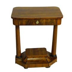 Antique Early 19th Century Biedermeier Work Sewing Table
