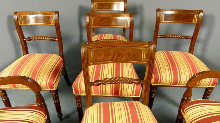 Regency Set Of 8 Dining Chairs 2