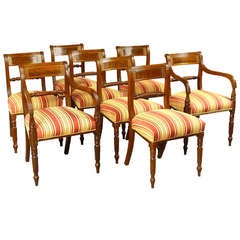 Regency Set Of 8 Dining Chairs