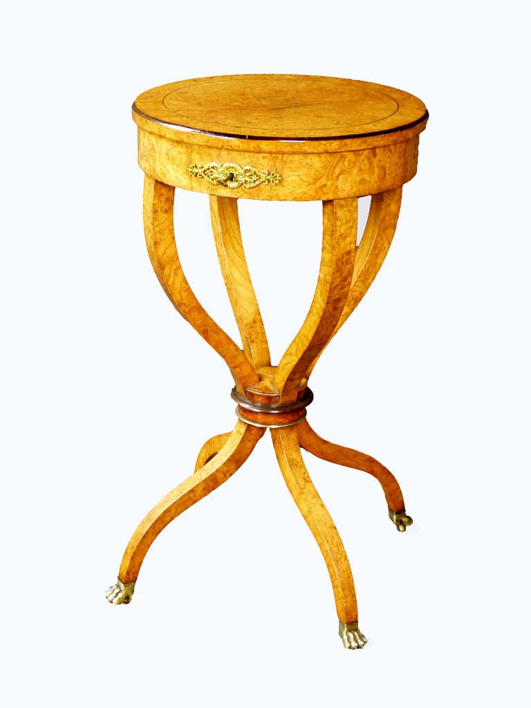 Biedermeier Work Sewing Table