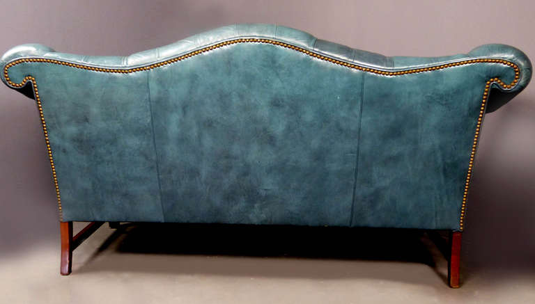 Mid-20th Century Chippendale Style Chesterfield Sofa