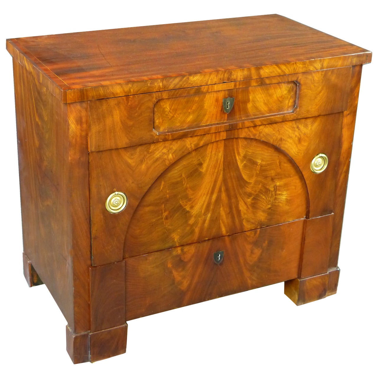 Early 19th Century Biedermeier Petite Commode or Chest of Drawers
