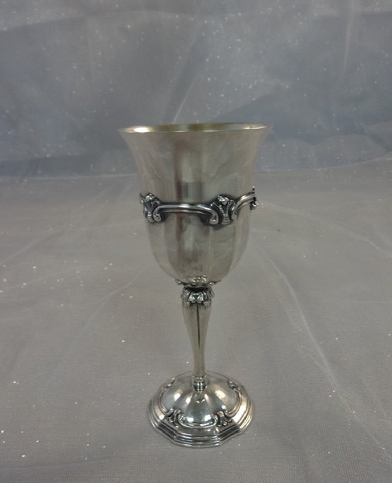 Grande Imperiale by Buccellati, Sterling Silver Set of Ten Rare Wine Glasses