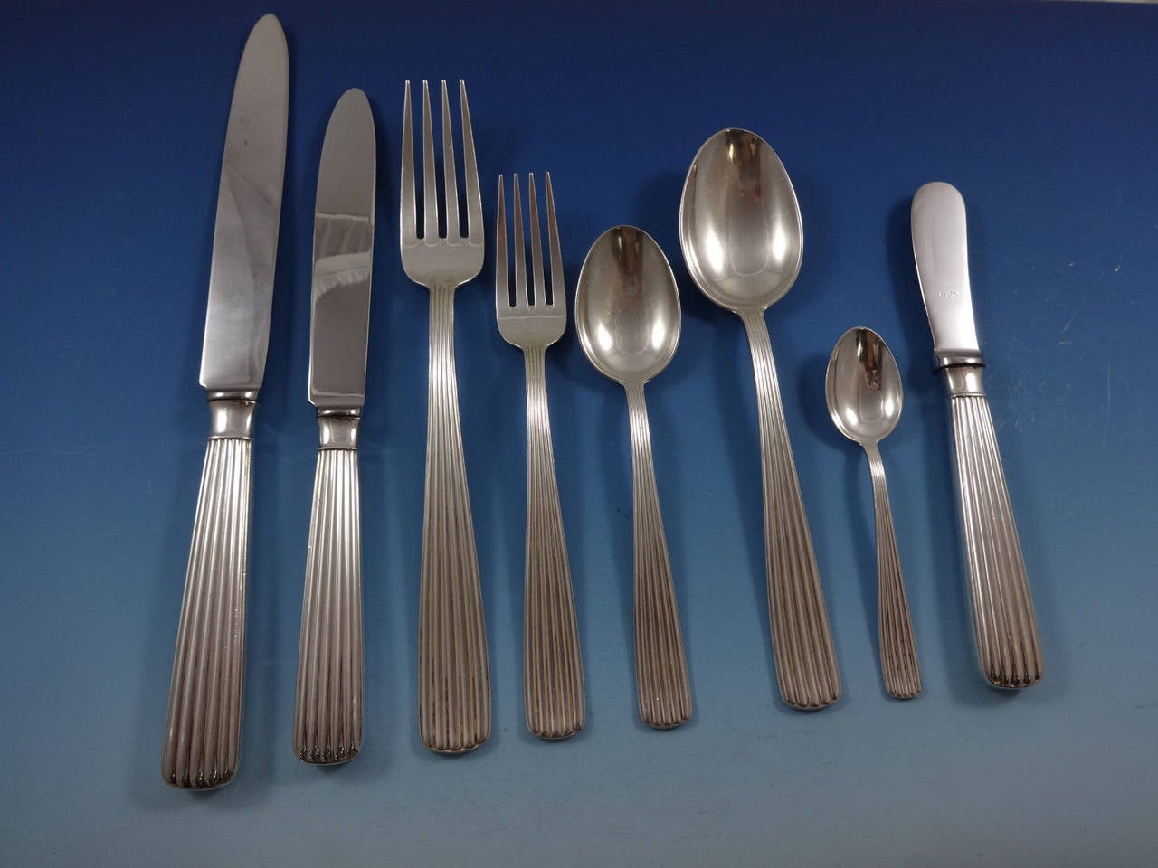 Simple elegance, handcrafted from sterling silver. Made in Italy by artisans that emphasize timeless style, integrity of materials, and pleasure of use when designing and handcrafting each piece. Fortunoff tableware is delicately crafted, and each