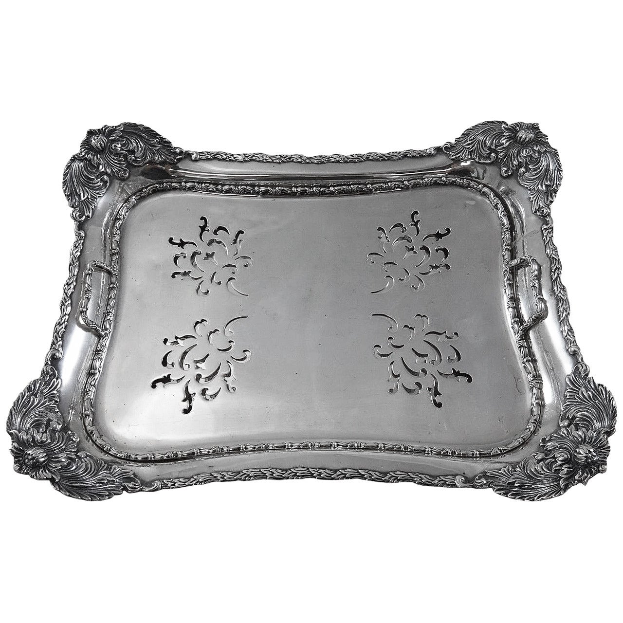 Chrysanthemum by Tiffany & Co. Sterling Silver Asparagus Tray