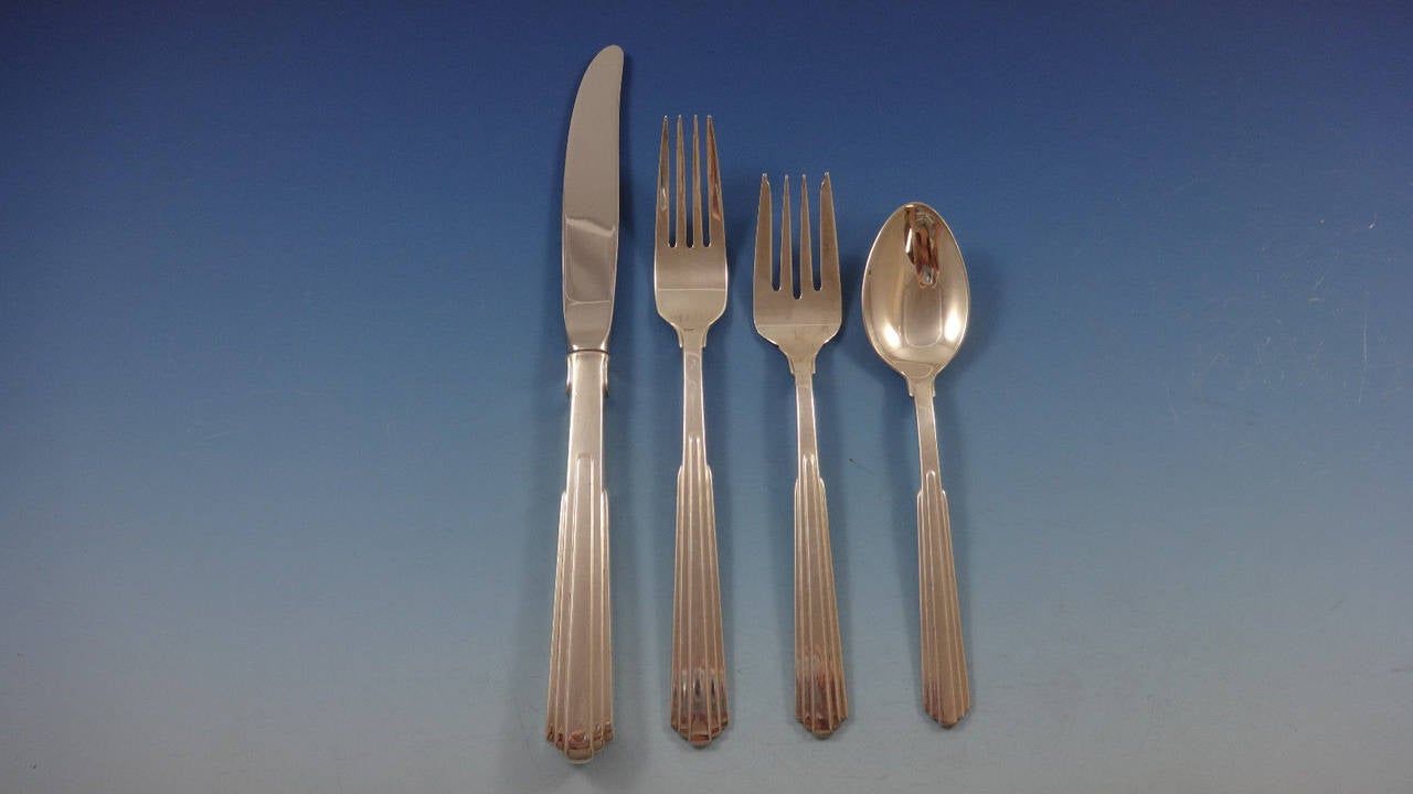 Paramount by Kirk Sterling Silver Flatware Service for Eight, 37-Piece Set
