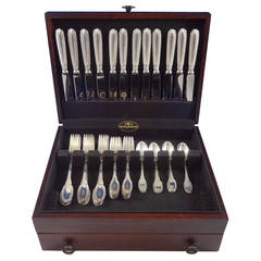 Impero by Wallace Italian Italy Sterling Silver Flatware Set 12 Service 48 Pcs