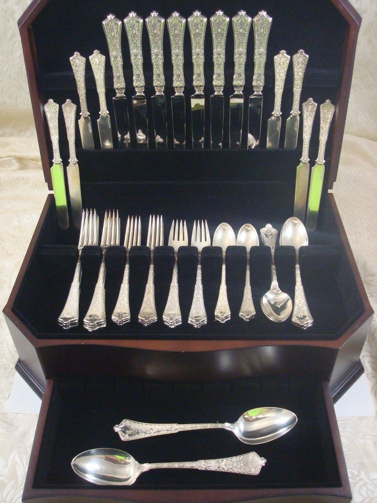 Persian by Tiffany & Co. Sterling Silver Flatware Service Set Dinner 58 Pieces