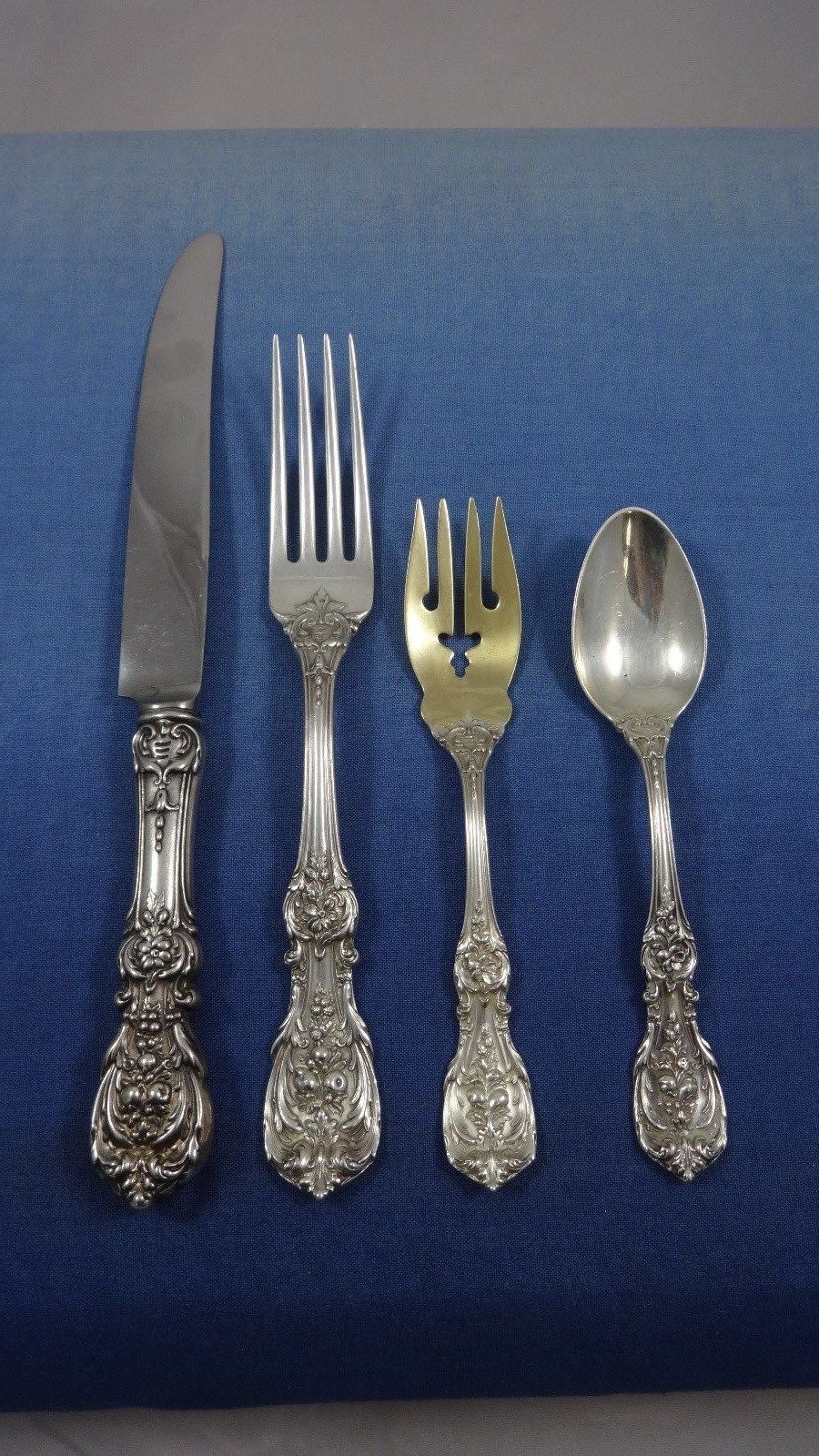 Francis I Reed and Barton Sterling Silver Flatware Set 12 Service 138 Pieces Old
