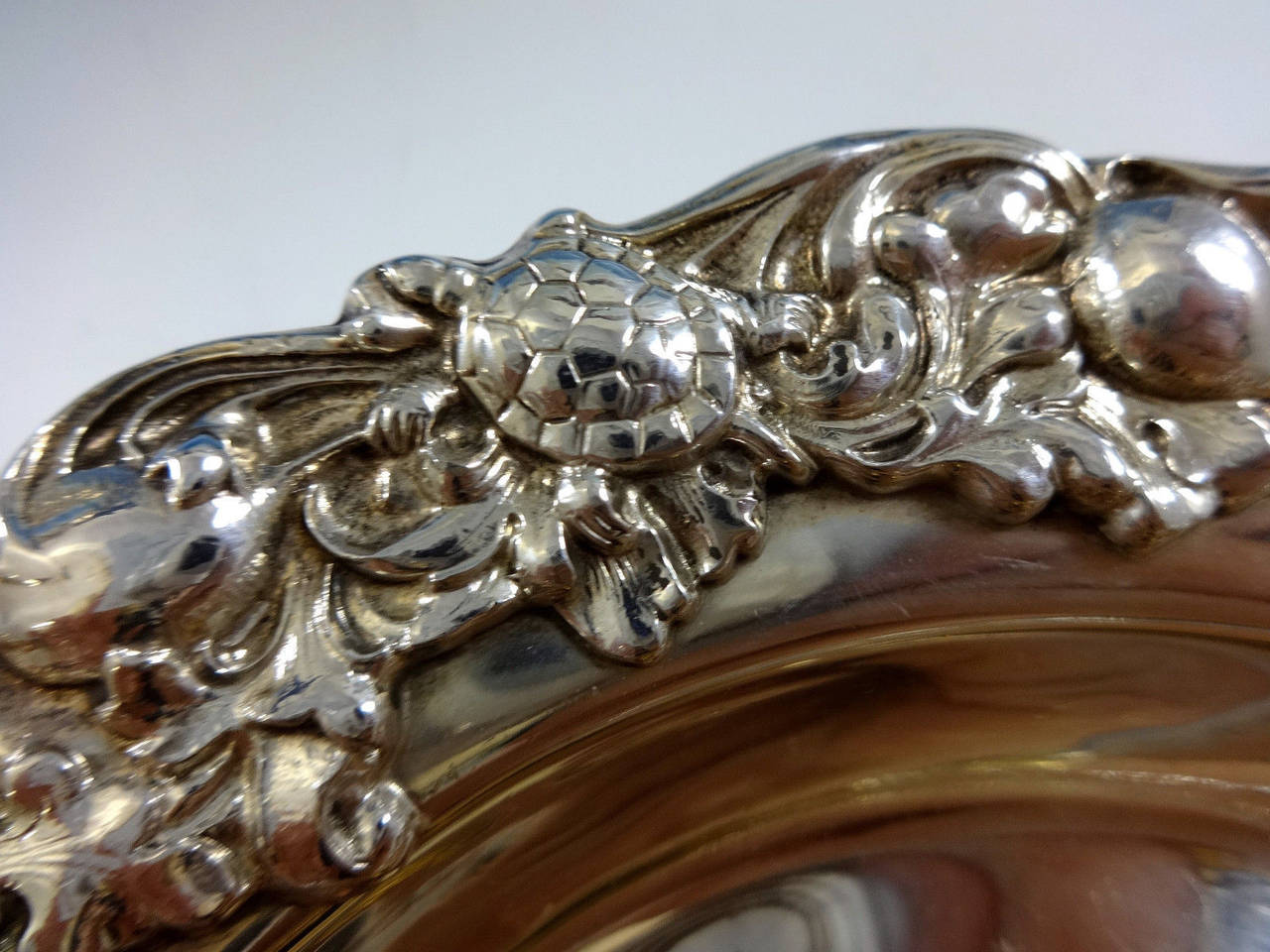 Gorham Sterling Silver Set of Six Terrapin Forks Tureen and Bowls Turtles 1