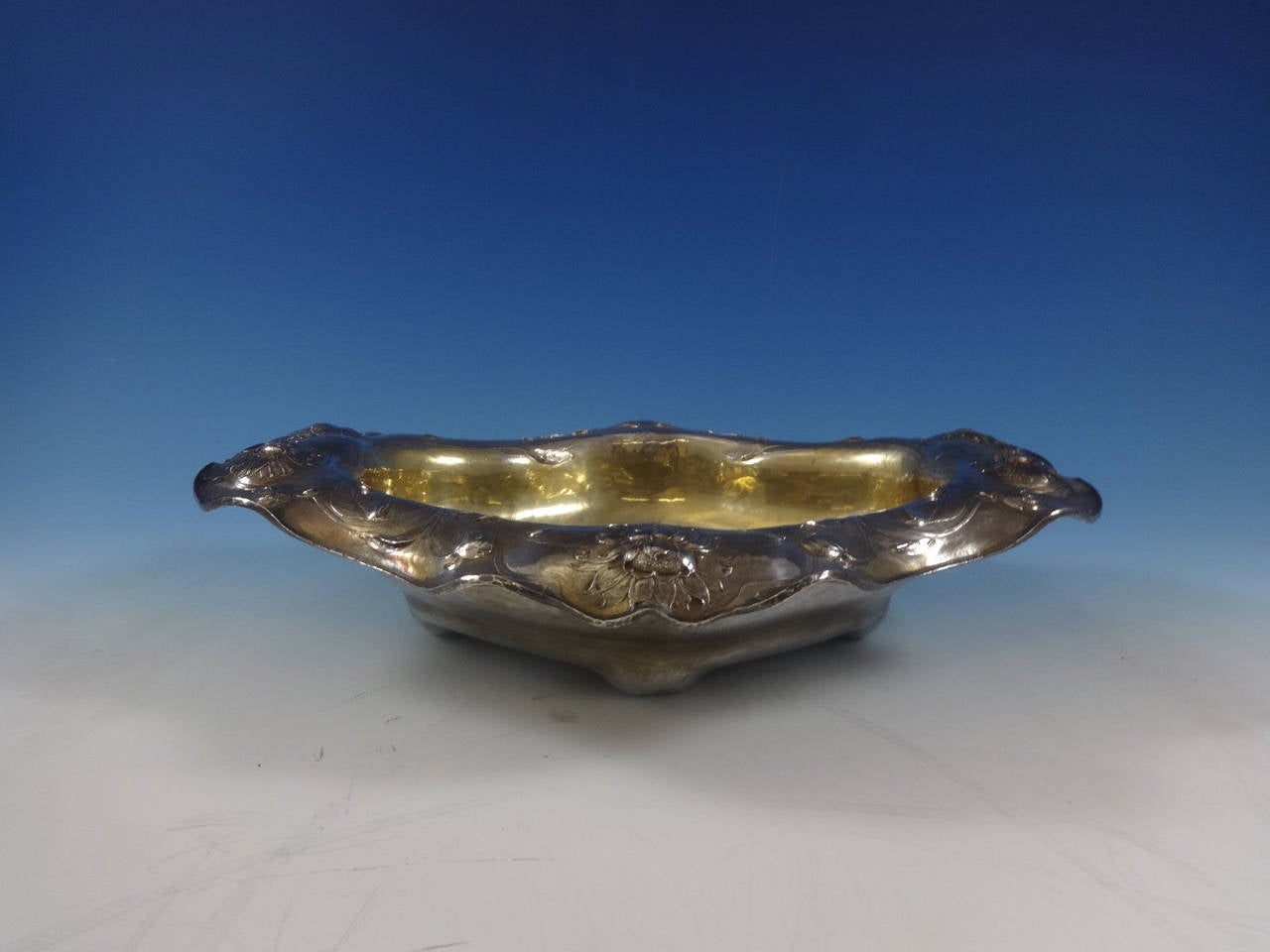 Martele by Gorham Ensaladera de plata de ley 950 Calidad de museo, nº 8799