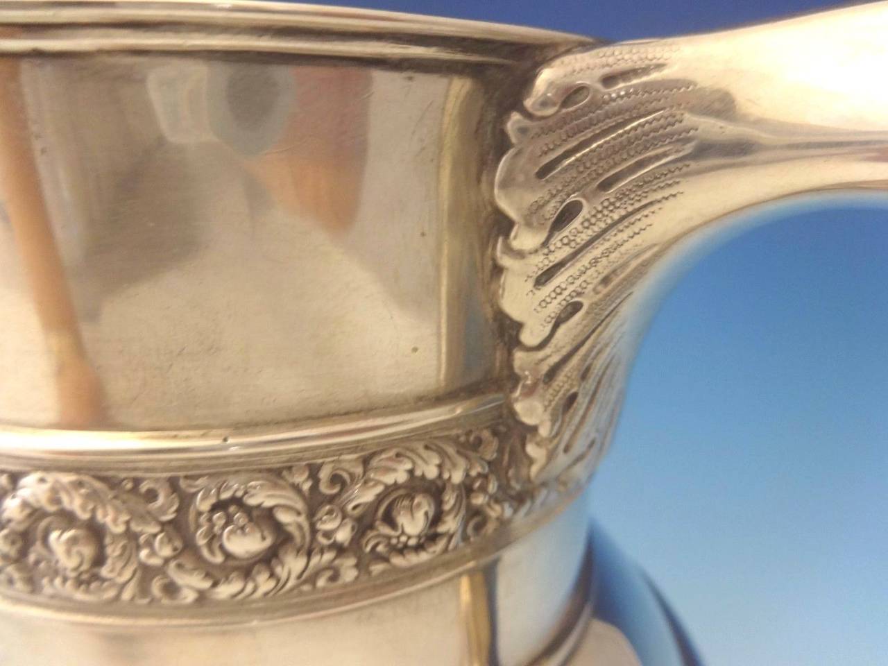 Olympian/Cupid by Tiffany & Co. Sterling Silver Water Pitcher Figural Hollowware In Excellent Condition In Big Bend, WI