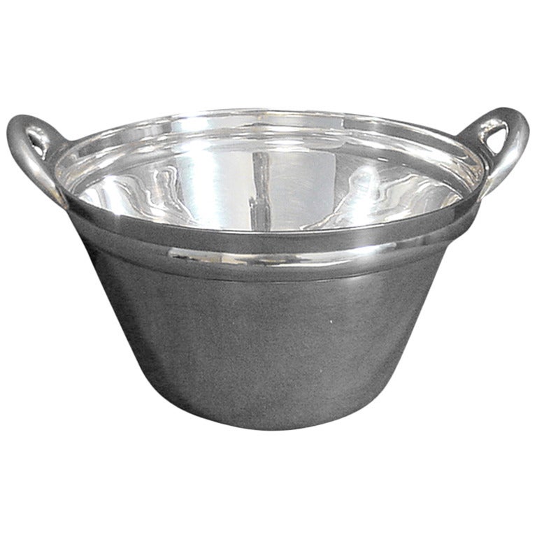 Jose Marmolejo Modernism Ice Or Salad Bowl Heavy 42.5 Troy Ounce