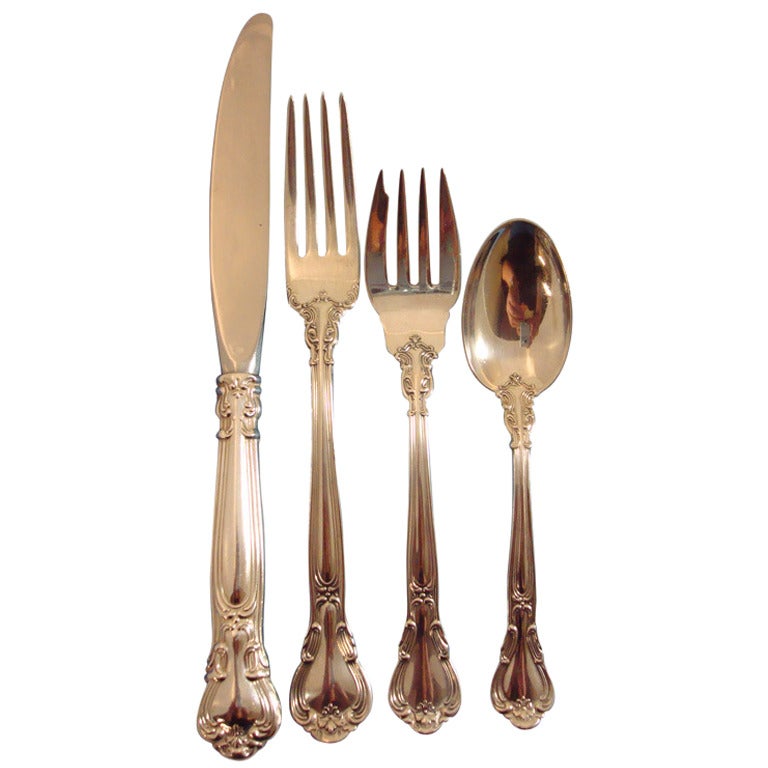 Chantilly by Gorham Sterling Silver Four-Piece Place Size Setting