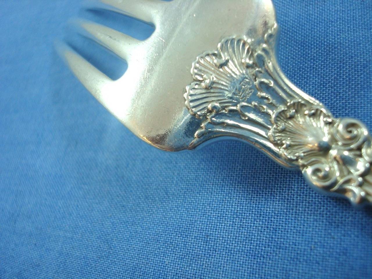 King Edward by Whiting Sterling Silver Flatware Set Service Banquet Size Massive 3