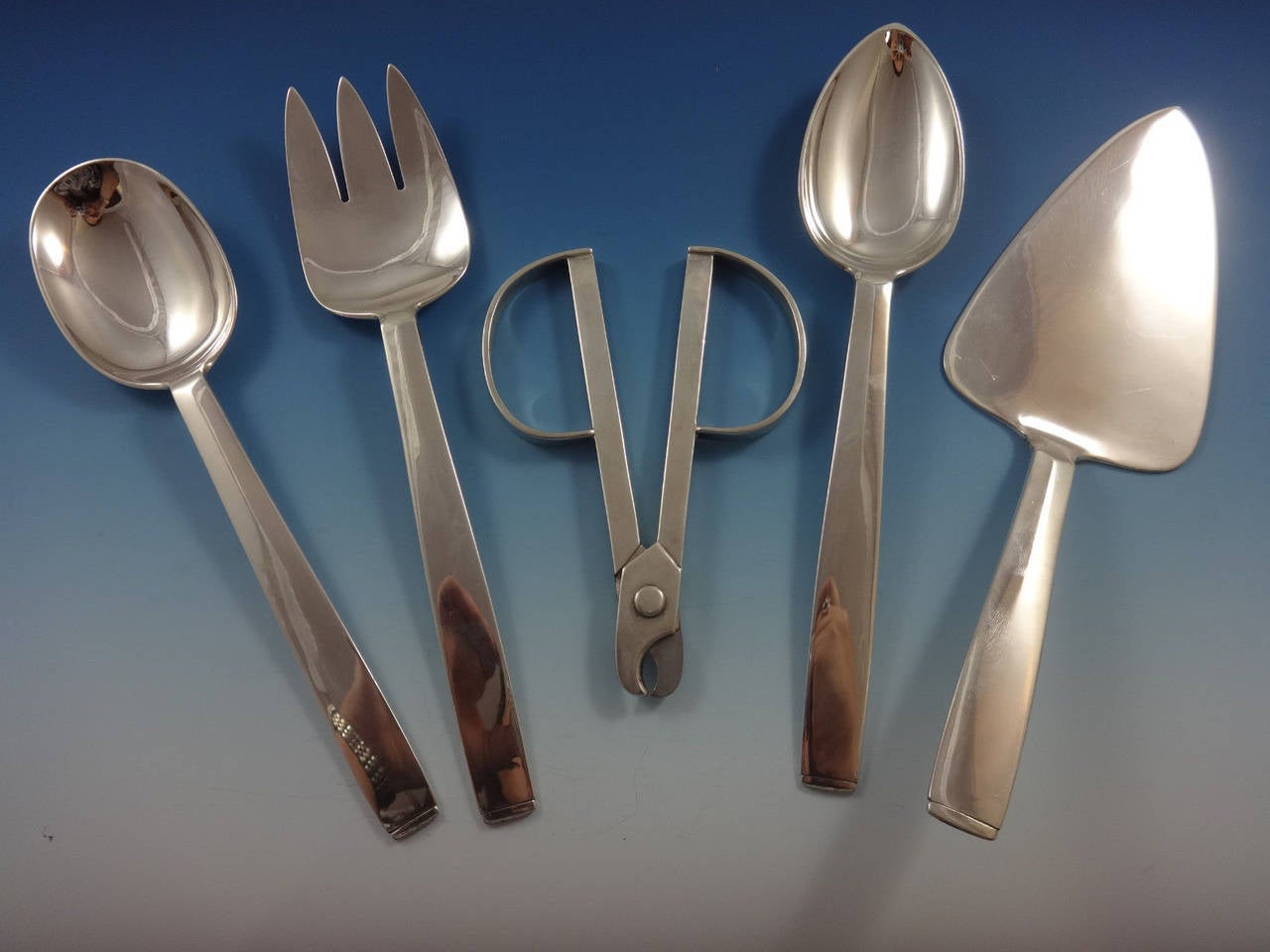 Oslo by Porter Blanchard Sterling Silver Flatware Set 12 Service 256 Pieces 3