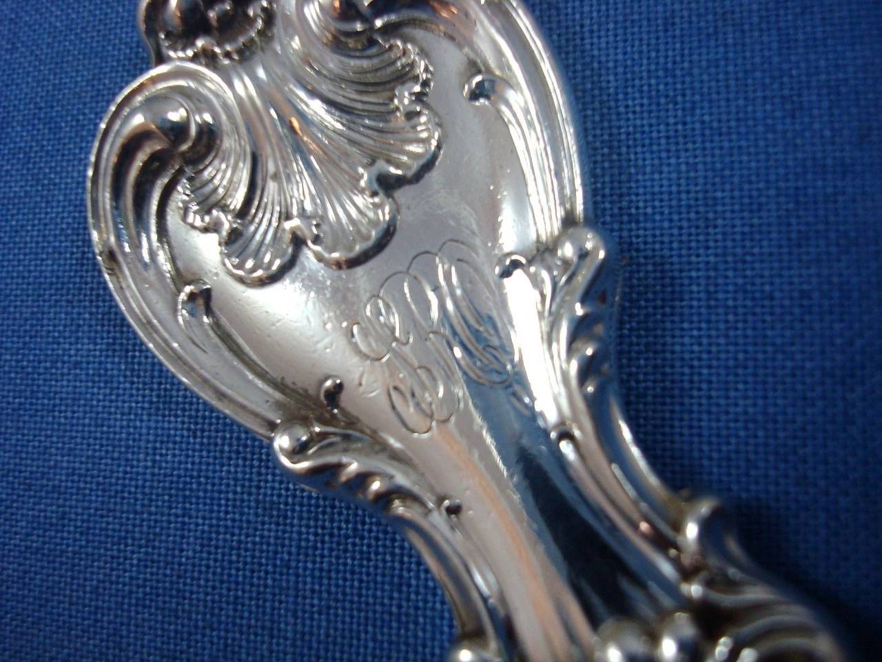 King Edward by Whiting Sterling Silver Flatware Set Service Banquet Size Massive 2