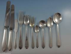 Faneuil by Tiffany & Co. Sterling Silver Flatware Set Service 12 Dinner