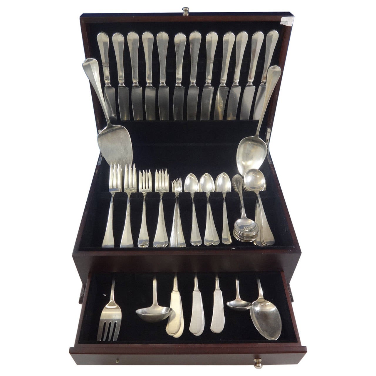 Roosevelt by Porter Blanchard Sterling Silver Flatware Set for 12, 90