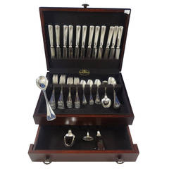 Milano by Buccellati Sterling Silver Flatware Set of 12 Service, Italy