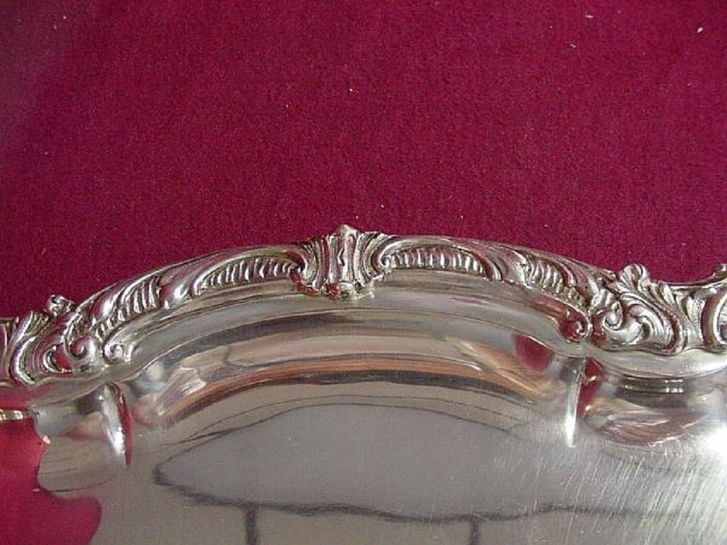 Grande Imperiale Buccellati Sterling Silver Tea Tray Magnificent In Excellent Condition In Big Bend, WI