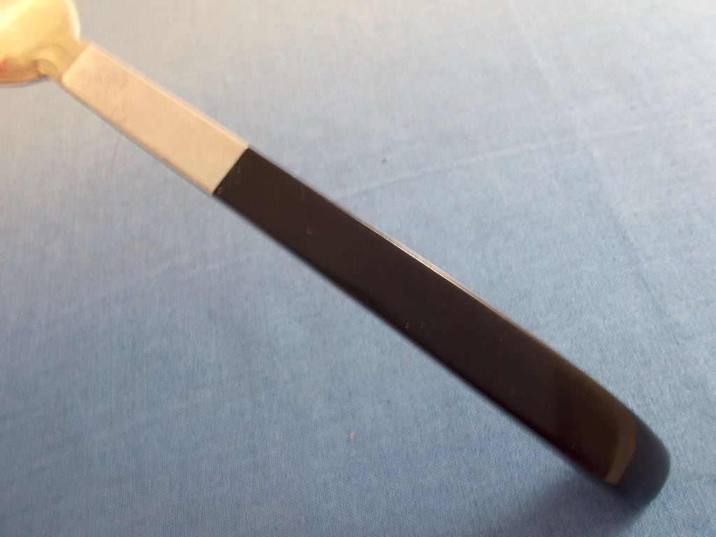 Contrast by Lunt Modernism Sterling Silver 4-Piece Place Setting