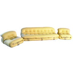 Sofa And Two Armchair Cassina Design By Tobia Scarpa Sofa And Two Armchair Cassina Design By Tobia Scarpa