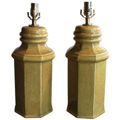 Octagonal Ceramic Table Lamps