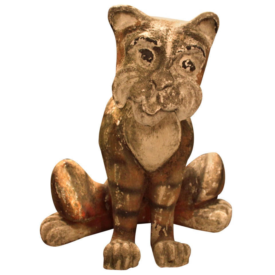 MidCentury Esso Gas Station Tiger Statue For Sale