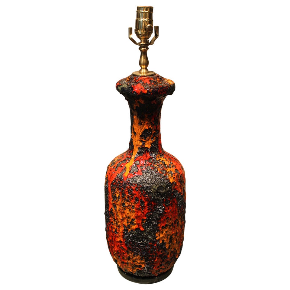 1970s Lava Glaze Lamp For Sale