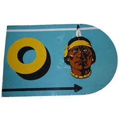 Vintage Large Sign Remnant