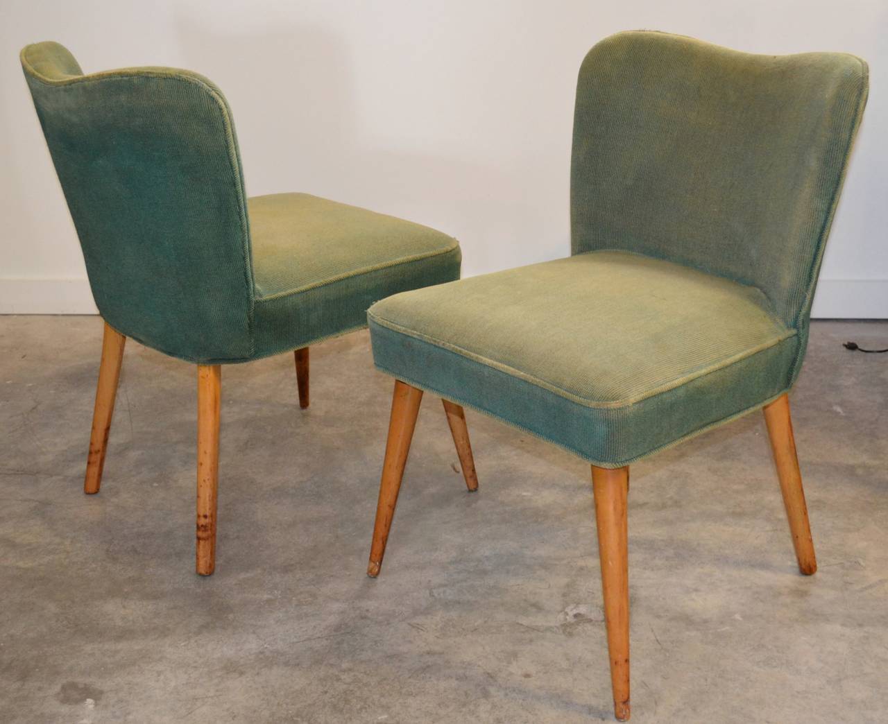 Pair of Modernist Side Chairs