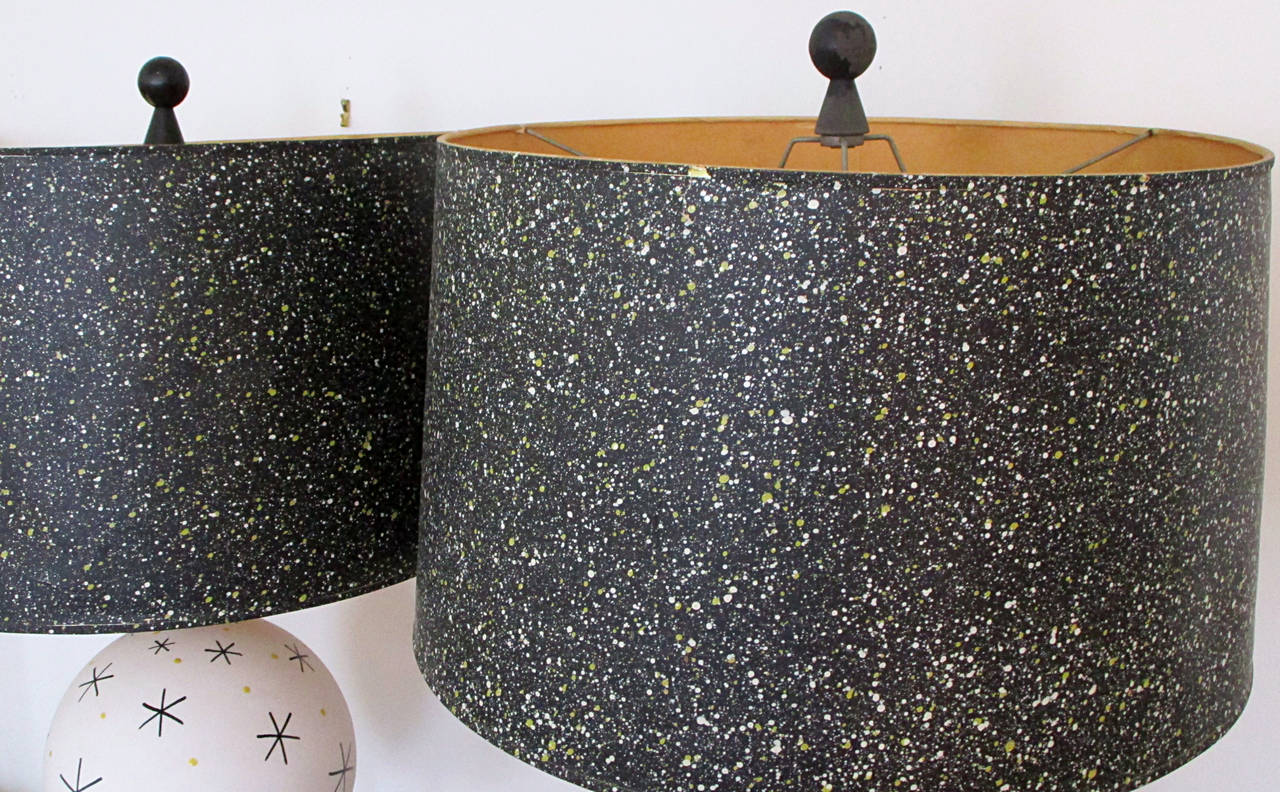 Pair of Atomic Age Table Lamps For Sale 1
