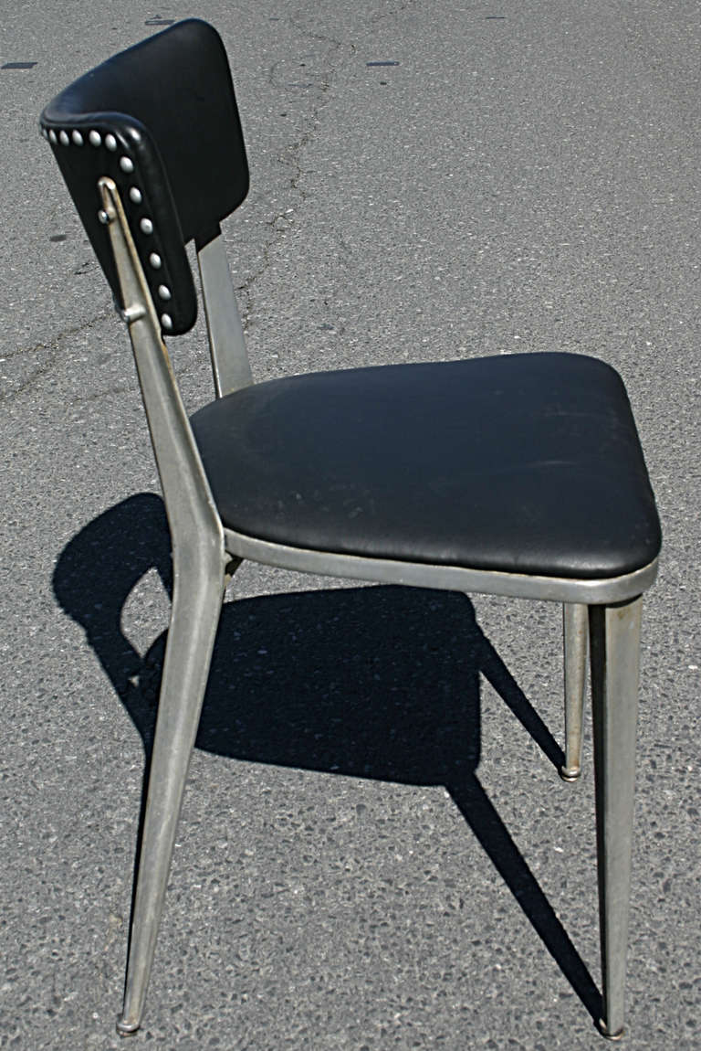 Ernest Race BA3 Side Chairs set of 4 In Excellent Condition In Hudson, NY
