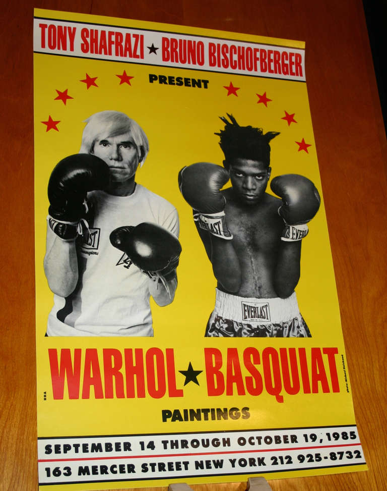 warhol basquiat poster