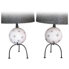 Pair of Atomic Age Table Lamps
