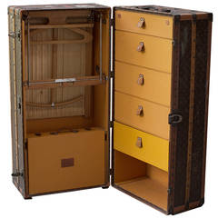 Louis Vuitton Wardrobe Trunk, circa 1925