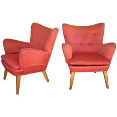 Pair of Italian Lounge Chairs