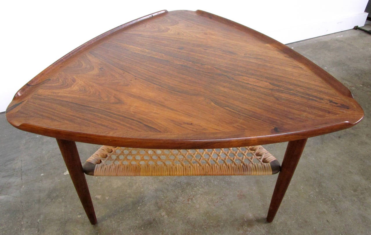 Poul Jensen Rosewood Occasional Table In Excellent Condition In Hudson, NY
