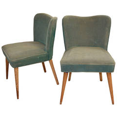 Pair of Modernist Side Chairs 3