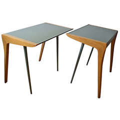 Vintage John Van Koert for Drexel Pair Side Tables