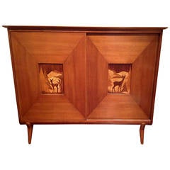 Renzo Rutili Gentleman's Chest with Deer Motif