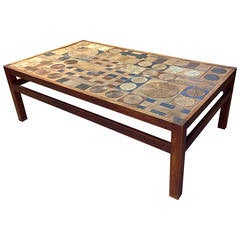 Tue Poulsen Tile and Willy Beck Cocktail Table