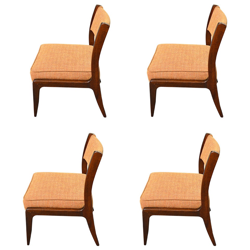 Set of Four Harvey Probber Side Chairs