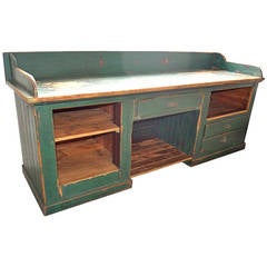 Painted Workbench or Counter