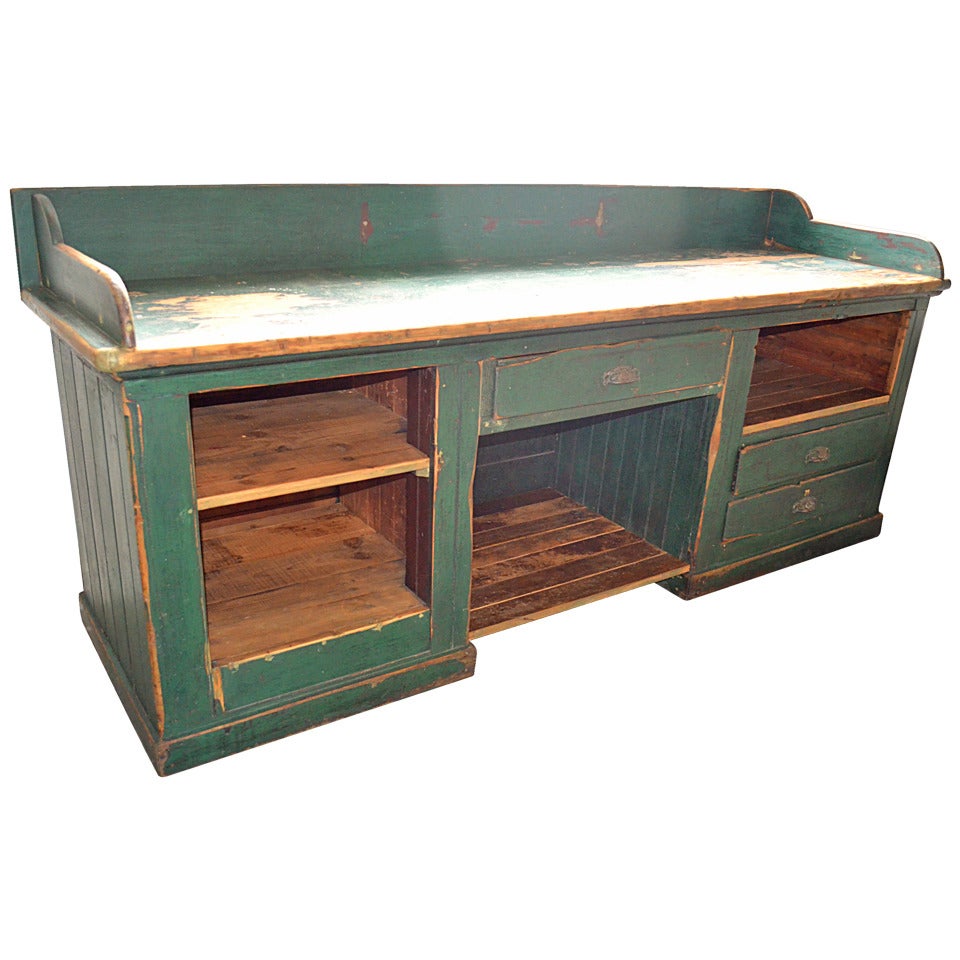 Painted Workbench or Counter