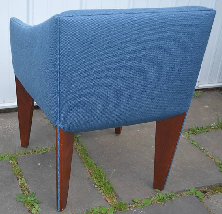 Pair of Italian Modernist Chairs For Sale 2