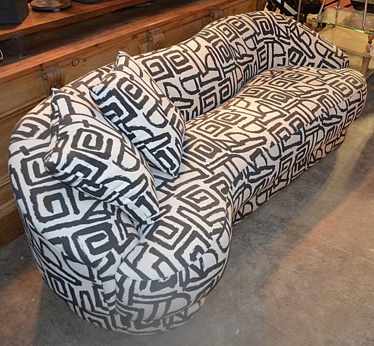 Late 20th Century Biomorphic Sofa by Directional