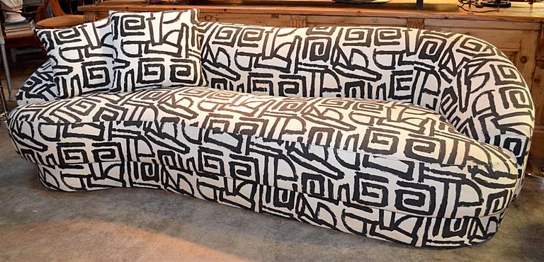 American Biomorphic Sofa by Directional